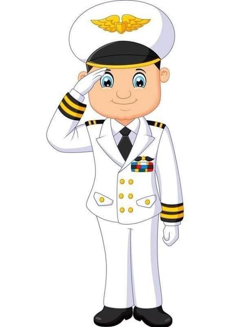 Seaman Drawing, Pilot Illustration, Community Helpers Pictures, Preschool Jobs, Community Helpers Theme, Community Helpers Preschool, Kindergarten Design, Flashcards For Kids, English Lessons For Kids