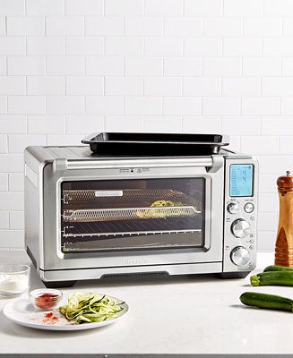 Breville BOV900BSS Smart Oven Air & Reviews - Small Appliances - Kitchen - Macy's Breville Smart Oven Air Fryer, Hamilton Beach Toaster Oven, Convection Oven Recipes, Oven Air Fryer, Smart Oven, Rice Cookers, Toasters, Hamilton Beach, Kitchen Things