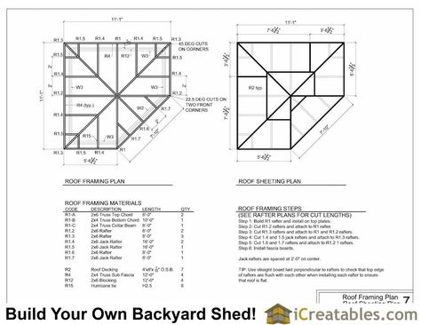 5 sided corner shed roof framing plans. Shed Roof Framing, Corner Shed, Corner Sheds, Shed Designs, Build A Shed, Shed Building, Clutter Solutions, Build Your Own Shed, Firewood Shed