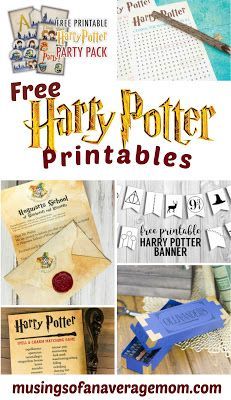 30+ Free Harry Potter printables including games, activities, birthday printables and more! | The Ultimate Pinterest Party Week 261 Free Harry Potter Printables, Harry Potter Potion Labels, Harry Potter Banner, Harry Potter Activities, Classe Harry Potter, Harry Potter Christmas Decorations, Harry Potter Printables Free, Harry Potter Theme Birthday, Imprimibles Harry Potter