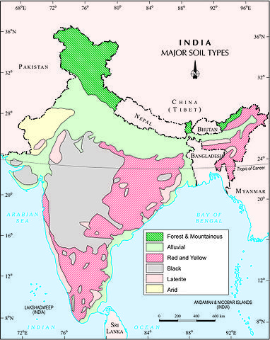 Major soil types in India Hinduism Facts, Soil Profile, World Soil Day, Ancient India Map, Indian Geography, India World Map, General Knowledge Questions And Answers, Geography Notes, Ias Study Material