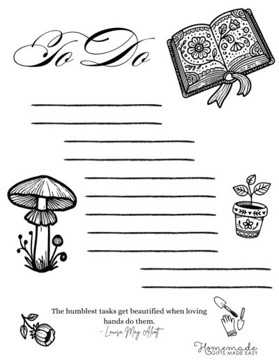 Cottagecore Aesthetic to Do List Black and White Cottagecore Coloring Pages, Cottagecore Music, Cottagecore Color Palette, Aesthetic To Do List, Xmas Card Messages, Cottagecore Aesthetic Wallpaper, Cottage Core Wallpaper, Coloring Pages Aesthetic, Pages Aesthetic