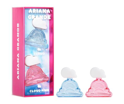 Ariana Grande Perfume Set, Ariana Grande Cloud Perfume, Sephora Gift Sets, Cloud Perfume, Pink Hair Streaks, Ariana Grande Fragrance, Birthday Prayer, Ariana Grande Perfume, Preppy Gifts