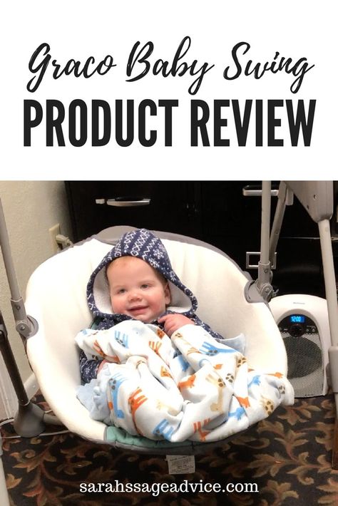 Graco Baby Swing Product Review - Sarah's Sage Advice #productreview #product #graco #swing Sign Language Baby, Baby Hygiene, Wonder Weeks, Weaning Baby, Graco Baby, Pregnancy Products, Kids Fever, Best Baby Toys, Breastfeeding Mom