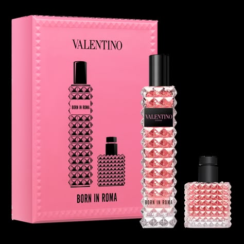 Born in Roma Donna Perfume Gift Set - Valentino | Ulta Beauty Valentino Donna Born In Roma, Flowerbomb Perfume, Valentino Perfume, Born In Roma, Travel Gift Set, Travel Size Perfume, Feminine Fragrance, Perfume Set, Perfume Gift Sets