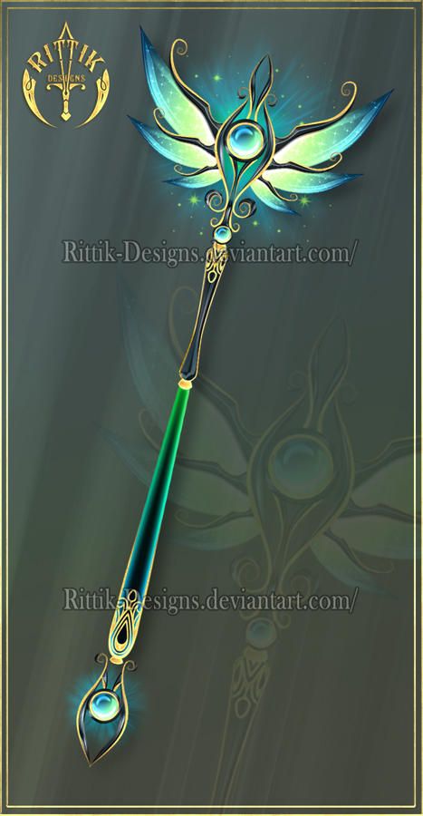 Staff of Illusions (CLOSED) by Rittik-Designs Rittik Designs, 귀여운 음식 그림, Fantasy Props, Anime Accessories, Arte Fantasy, Magic Art, Magic Wand, Fantasy Jewelry, Anime Outfits