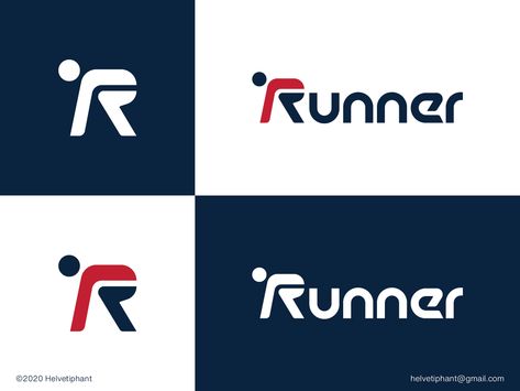 Runner - logo concept by Helvetiphant™ on Dribbble Athlete Logo, Creativity Pictures, Fitness Advertising, Track Logo, Running Logo, Corporate Event Design, Logotype Typography, Logotype Branding, Sport Branding