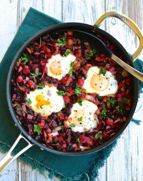 14 Savory Beetroot Dinner Recipes That Are So PRETTY on Your Plate | Brit + Co Root Vegetable Recipes, Chard Recipes Healthy, Rainbow Chard Recipes, Root Vegetables Recipes, Runny Eggs, Chard Recipes, Rainbow Chard, Root Veggies, Beet Recipes