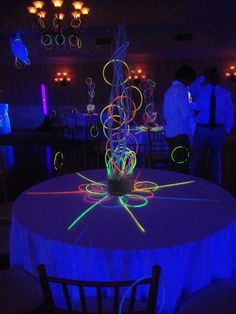 Glow Party Decorations, Glow In Dark Party, Neon Birthday Party, Glow Birthday Party, 80s Theme Party, Blacklight Party, Neon Birthday, Glow Birthday, 13th Birthday Parties