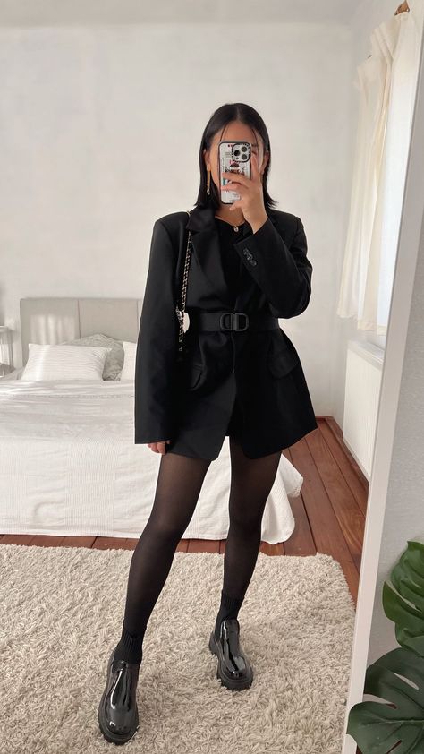 Black Blazer Outfit Dressy, Cute Fall Outfits For Women, Classy Black Outfits, Fall Outfit Aesthetic, Black Blazer Outfit, Fall Outfits For Women, Perfect Cute, Dressy Casual Outfits, Stylish Fall Outfits