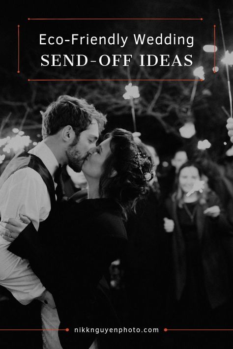 Eco-Friendly Wedding Send-Off Ideas || Photos by Nikkolas Nguyen, Austin Wedding Photographer #weddingprep #ecowedding #weddingplanning Wedding Toss, Bride Planning, Wedding Send Off, Curated Wedding, Event Planning Tips, Wedding Planning Timeline, Wedding Exits, Eco Wedding, Eco Friendly Wedding