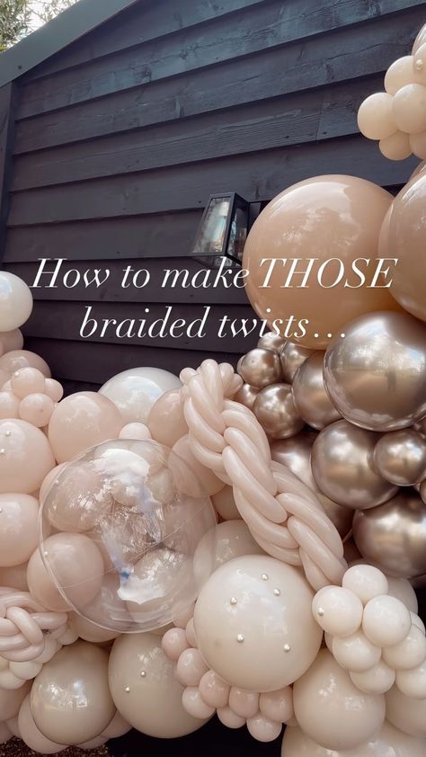 Balloons & Event Styling by Louise Smillie | After being asked 100 times, I finally made the braided twist tutorial 😅🙌🏼 Comment below and let me know if you’re gonna give it a try… | Instagram