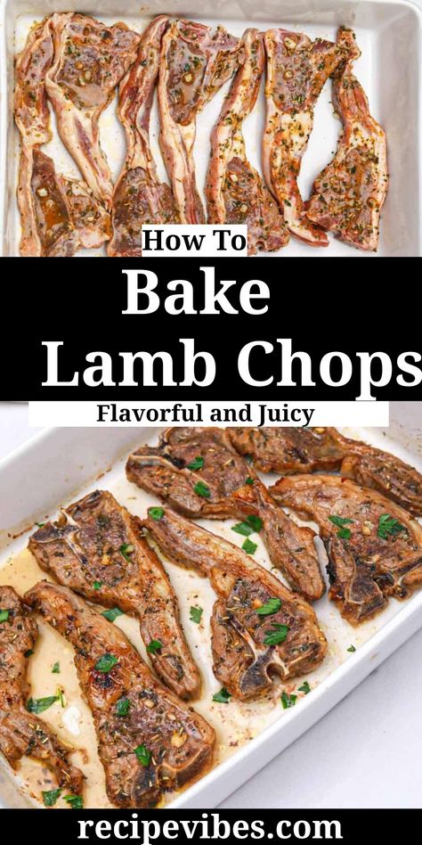 Cooking Lamb Chops In The Oven, Oven Cooked Lamb Chops, Baked Lamb Loin Chops Oven, Lollipop Lamb Chops Recipe Oven, Lamb Rib Chops Recipes Oven, Tender Lamb Chops Recipe, How To Prepare Lamb Chops, How To Cook Lamb Loin Chops, Lamb Chop Oven Recipes