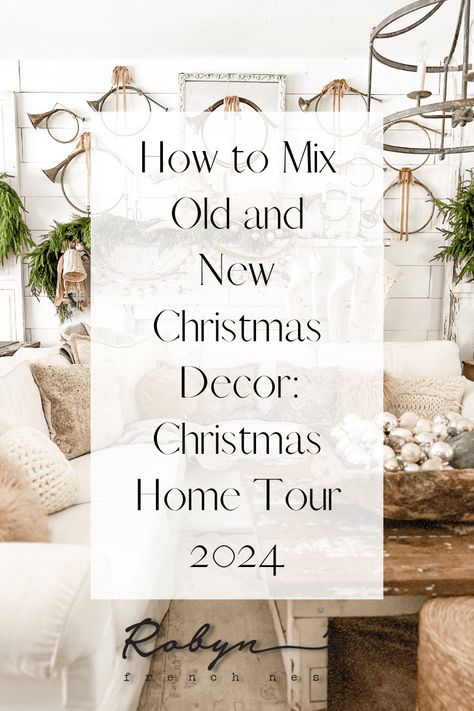 11.19.24 home tour 2024 christmas Southern Living Christmas Decorations, Decorating With Antiques For Christmas, Vintage Farmhouse Christmas Tree, Feminine Christmas Aesthetic, Easter Vintage Decor, Cottage Christmas Decor Ideas, Understated Christmas Decor, Christmas Tour Of Homes, Christmas Decorating 2024