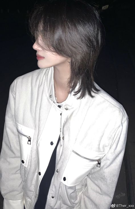 Wolfcut With Mullet, Mullet X Wolfcut Haircut, Short Hair Tomboy, Asian Short Hair, Bangs With Medium Hair, Dyed Hair Inspiration, Hair Inspiration Short, Hairstyles For Layered Hair, Shot Hair Styles