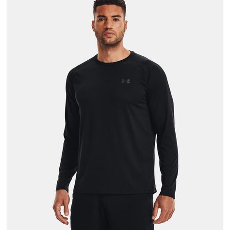 UA Tech™ is our original go-to training gear: loose, light, and it keeps you cool. That means this long sleeve training shirt does everything you need it to. More Long Sleeve Gym Tops, Sport Basketball, Xmas List, Athletic Looks, Gym Tops, Jacket Vest, Happy Socks, Gym Shirts, Running Tops