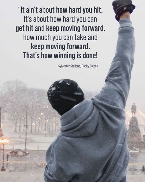 Sylvester Stallone on Instagram: “KEEP MOVING FORWARD 😎” Rocky Balboa Poster, Rocky Balboa Quotes, Rocky Poster, Canvas Wall Art Living Room, Motivational Quote Posters, Rocky Balboa, Partner Workout, Motivational Poster, Sylvester Stallone