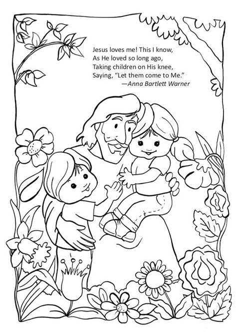 Let the Children come to me. Sunday School Printables, Jesus Coloring Pages, Preschool Bible Lessons, Sunday School Coloring Pages, Bible Story Crafts, Sunday School Kids, Preschool Bible, Bible Verse Coloring, School Coloring Pages