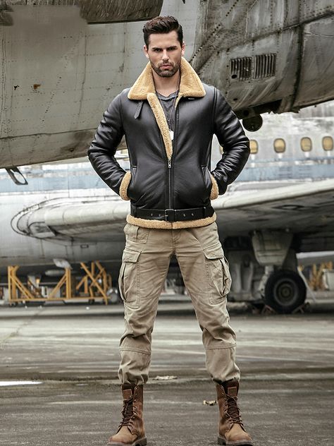 Denny&Dora Sheepskin shearling coat Leather Jacket Outfit Winter, Alpha Male Quotes, Male Quotes, Fall Jackets Outfit, Winter Jacket Outfits, Short Leather Jacket, Winter Leather Jackets, Fur Leather Jacket, Trendy Jackets