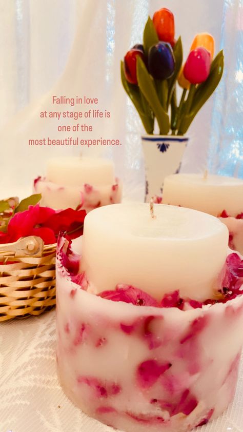 Fresh Rose Petal Candles Rose Petal Candle, Fresh Rose Petals, Rose Petals, For Love, Candles