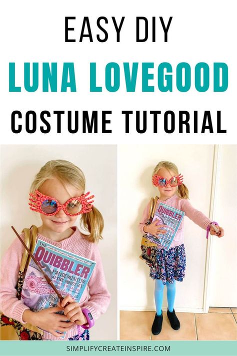 Luna Lovegood Diy Costume, Hippie Clothing Stores, Ravenclaw Costume, Luna Lovegood Costume, Book Characters Dress Up, Quick Costumes, Character Dress Up, World Book Day Costumes, Book Day Costumes