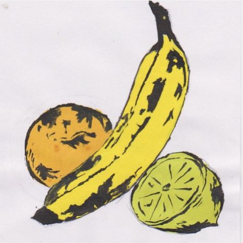 Warhol Banana, Andy Warhol Artwork, Andy Warhol Banana, Banana Painting, Character Customization, Andy Warhol Art, Food Project, Warhol Art, Food Projects