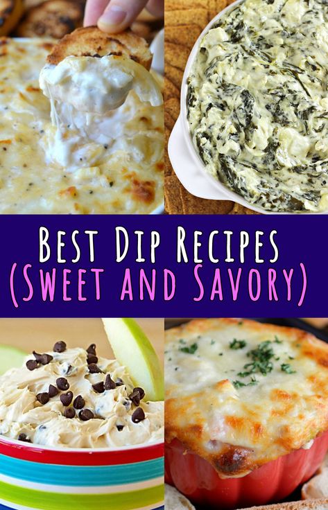 Sweet And Savory Dips, Best Dip Recipes, Magic Recipe, Throw A Party, Dip Recipes, Sweet Savory, Recipe Collection, Oatmeal, Chef