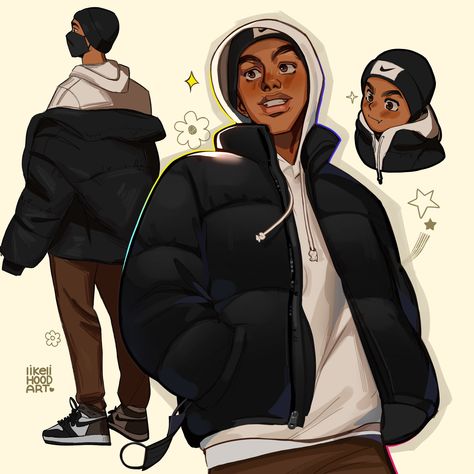 🍰🧸☁️LIKELI☆彡 on Twitter: "Noah (◕◡◕)… " Likelihood Art, Black Cartoon Characters, Dope Cartoon Art, Black Characters, Black Anime Characters, Black Cartoon, Arte Inspo, Black Love Art, Black Art Pictures