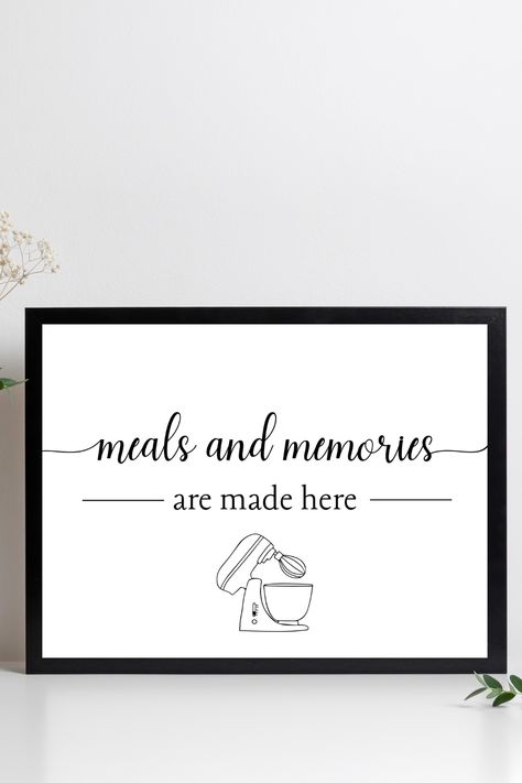 Aesthetic Modern Farmhouse, Modern Farmhouse Black And White, Printable Kitchen Signs, Farmhouse Black And White, Modern Farmhouse Black, Printable Kitchen Wall Art, Wall Art Modern Farmhouse, Modern Kitchen Wall Art, Kitchen Wall Art Printables