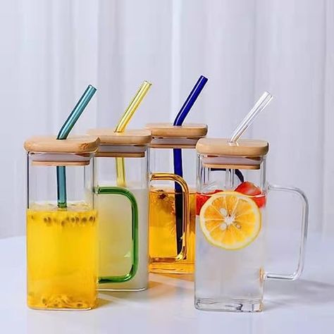 Clean Water Bottles, Iced Tea Glasses, Beer Party, Juice Cup, Milk Cup, Glass Mug, Glass Straws, Family Christmas Gifts, Cold Drink