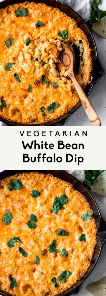 Yummy Dinners Vegetarian, Plant Based Game Day Food, Vegetarian Cheese Dip, Hot Dip Recipes Vegetarian, Veggie Game Day Recipes, Vegetarian Party Dips, Buffalo Vegetarian Recipes, Meatless Game Day Food, Buffalo Dip No Chicken