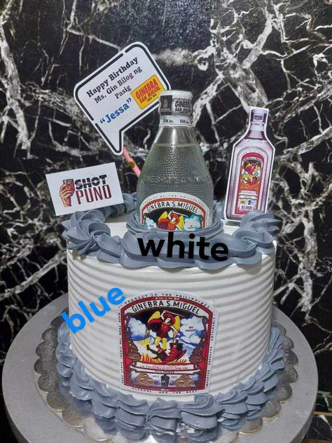 Liquor Cake Design, Beer Cakes, Liquor Cake, Alcohol Cake, Beer Cake, Simple Cake Designs, Birthday Cake Topper Printable, Simple Cake, Birthday Cakes For Men