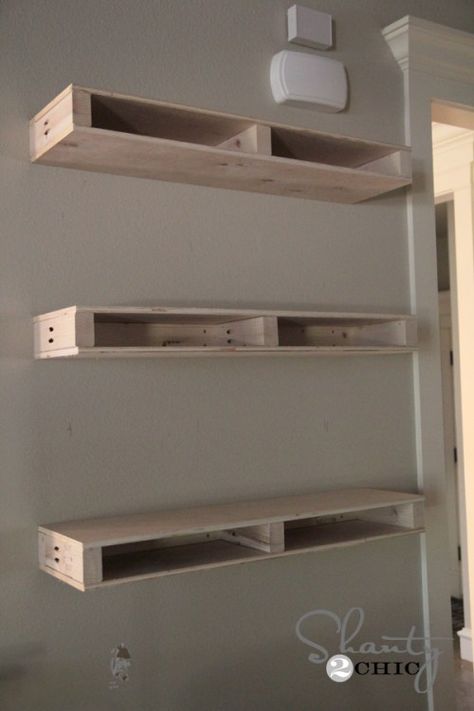 Bathroom Shelves Diy, Diy Bathroom Shelves, Bathroom Shelves Ideas, Floating Shelves Tv, Shelves Above Couch, Floating Shelves Entertainment Center, Grey Floating Shelves, Floating Shelf With Drawer, Ikea Floating Shelves