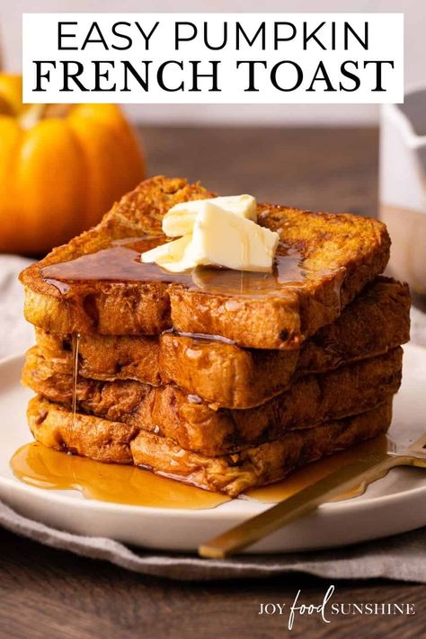 Fall Breakfast Ideas, Cruffin Recipe, Pumpkin Breakfast Recipes, Fall Recipes Breakfast, Easy French Toast Recipe, Pumpkin Breakfast, Pumpkin French Toast, Fall Brunch, Make French Toast