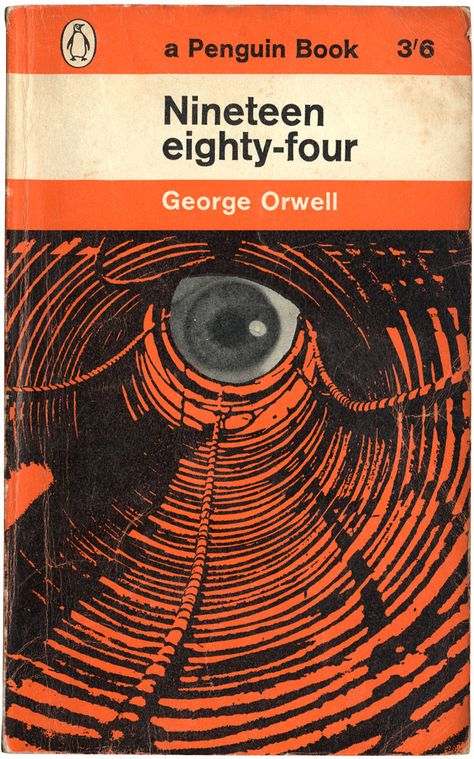 1984 Book, Penguin Books Covers, Nineteen Eighty Four, George Orwell 1984, Penguin Book, Best Book Covers, Vintage Book Covers, Penguin Classics, 100 Book