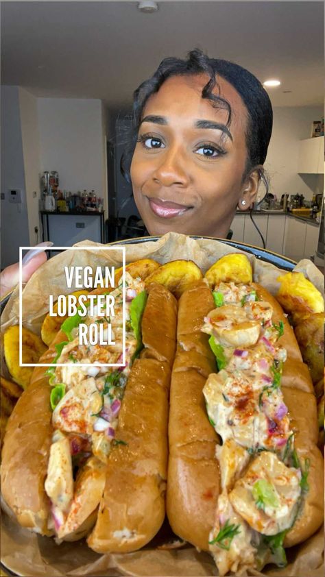 Vegan Crab Boil Recipe, Vegan Seafood Salad, Vegan Crab Salad, Vegan Seafood Boil, Vegetarian Seafood, Vegan Lobster Roll, Vegan Lobster, Pescatarian Dishes, Vegan Seafood