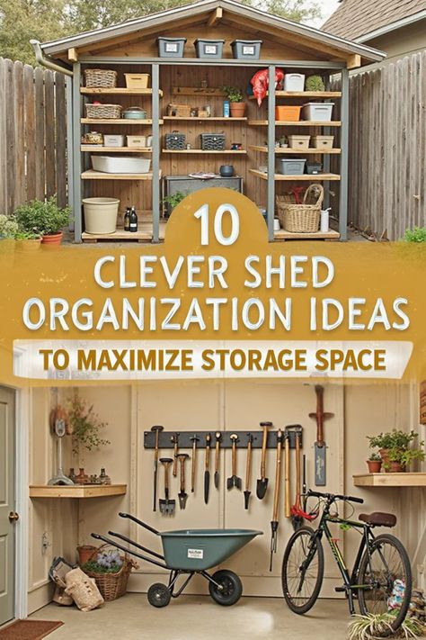 Ready to reclaim your outdoor space? Check out our blog post featuring 10 clever ideas to organize your backyard shed! From smart shelving options to efficient tool storage solutions, you'll find everything you need to enhance your DIY shed experience. Say goodbye to clutter and hello to organized bliss—read the full article for practical tips!