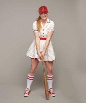 Personalized Retro Baseball Player Costume For Women - exclusively ours - Girls… Baseball Girl Costume, Baseball Player Costume, Baseball Costumes, Baseball Dress, Chasing Fireflies, Retro Baseball, Costume For Women, Baseball Girls, Baseball Women