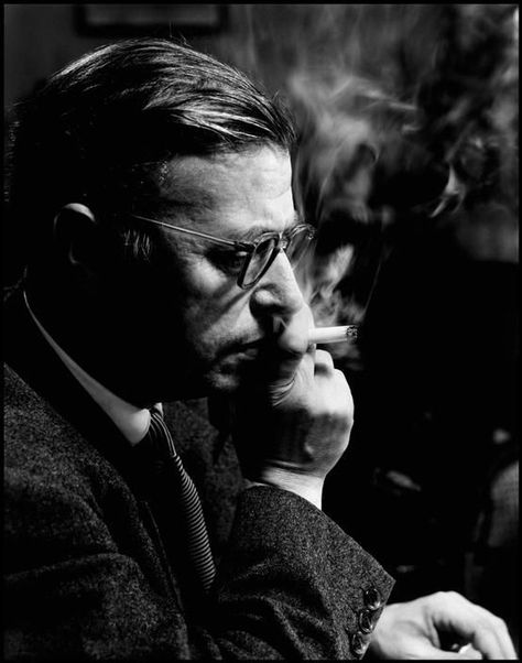 Jean-Paul Sartre Philippe Halsman, Jean Paul Sartre, Writers And Poets, Book Writer, Philosophers, 인물 사진, Favorite Authors, Inspirational People, Portrait Photo