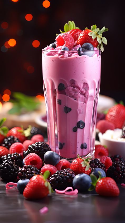 Berry Breakfast Smoothie Recipe (Easy Quick Fast Healthy Breakfast) Blueberry Smoothie, Fast Healthy Breakfast, Smoothie Fruit, Berry Yogurt, Berry Breakfast, Breakfast Smoothie Recipes, How To Make Smoothies, Healthy Breakfast Smoothies, Easy Smoothie Recipes