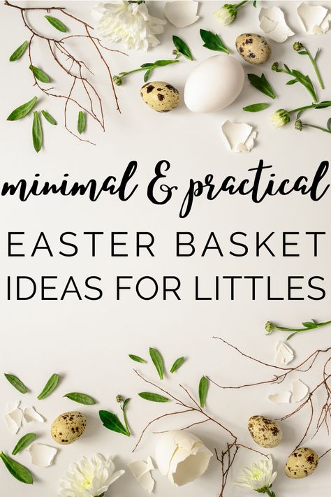 Easter Basket Ideas For Preschoolers, Minimalist Easter Basket, Modern Easter Basket, Eco Friendly Easter Basket, Christian Easter Basket, Natural Easter Basket, Simple Easter Baskets, Eco Friendly Easter, Ideas For Preschoolers