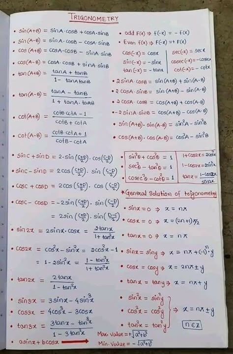 Trigonometry Formulas Class 10, Trigonometry Wallpaper, Trigonometry Chart, Shiva Arm Band Tattoo, Trigonometry Cheat Sheet, Trigonometry Notes, Trigonometry Formulas, Angles Reference, Math Trigonometry