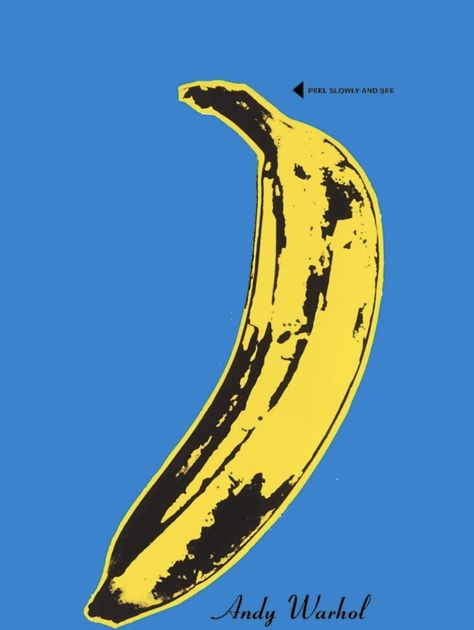 Andy Warhol Pop Art Paintings, Andy Warhol Banana, Andy Warhol Pop Art, 60s Art, Banana Art, Year 8, Love Store, Studio 54, Pop Art Painting