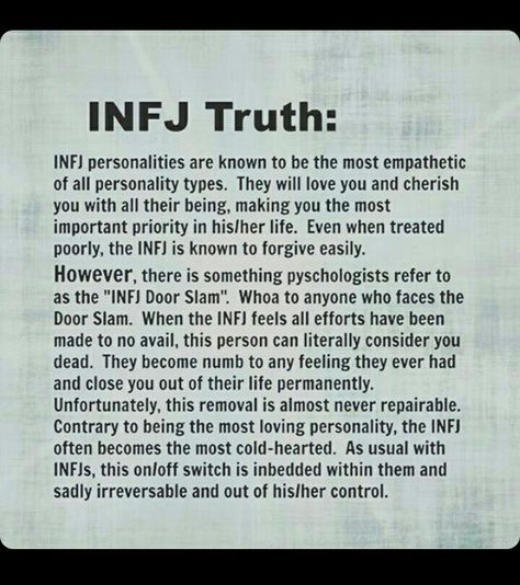 Infj Women, Infj Door Slam, Infj Personality Facts, Infj Traits, Infj Psychology, Infj Type, Infj Mbti, Door Slam, Infj Personality Type