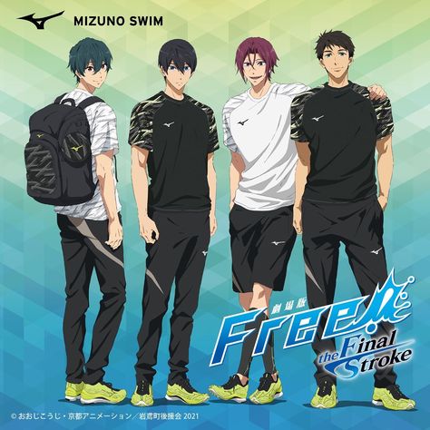 Swimming Anime, I Love Swimming, Rin Matsuoka, Free Eternal Summer, Splash Free, Free Iwatobi Swim Club, Free Iwatobi, Iwatobi Swim Club, Eternal Summer