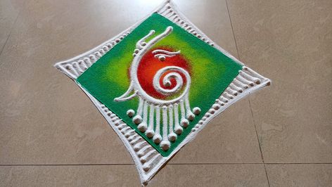 Ganapati Rangoli Designs Easy, Ganpati Rangoli Simple Easy, Ganapati Rangoli Designs Latest, Ganpati Special Rangoli, Ganesh Rangoli Design Simple, Ganpati Bappa Rangoli Designs, Ganpati Rangoli Designs Latest, Ganpati Rangoli Simple, Ganapati Rangoli Designs