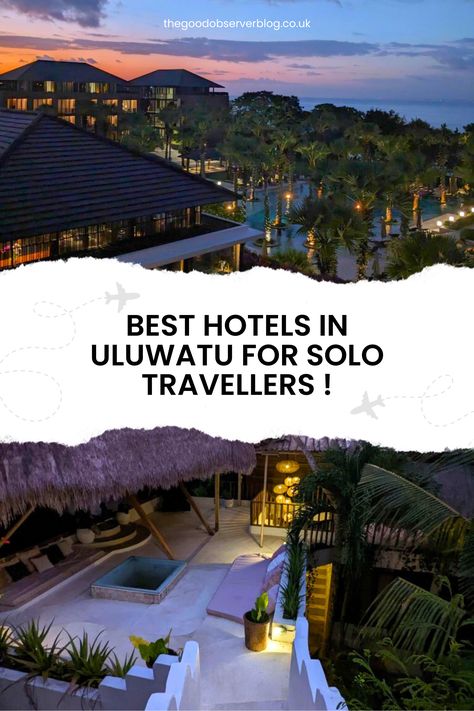 As "The Good Observer," I know that Uluwatu is a dreamy destination on the south coast of Bali. But for solo female travelers, finding the right accommodation can be a challenge. Especially during the peak season from June to August. In this Bali solo female travel guide, I've got you covered with the top hotel recommendations in Uluwatu. Book ahead for the best deals and a memorable stay! 🏨✨ #BaliSoloFemaleTravel #BaliTravelGuide #TheGoodObserver #Baliphotography Bali Guide, Bali Travel Guide, Solo Female Travel, Top Hotels, The Peak, Female Travel, Solo Travel, Best Hotels, The South