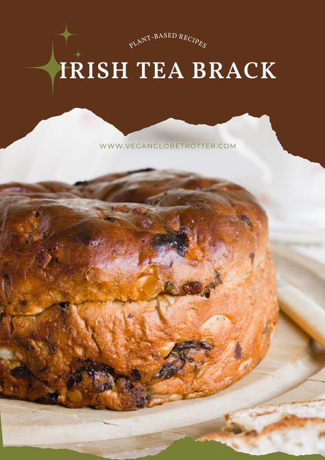 Explore the rich flavors and cultural heritage of Ireland through Vegan Globe Trotter's latest blog post on the traditional Irish Tea Brack. Delve into a vegan-friendly twist on this classic fruity tea bread, discovering its history, ingredients, and a delectable recipe to savor the taste of Ireland from anywhere in the world. Dinner Ideas Vegan, Irish Tea, Quick Bread Recipe, Dinner Recipes Vegan, Tasty Vegan Recipes, Vegan Lunch Ideas, Irish Breakfast, Breakfast Bread Recipes, Tea Bread