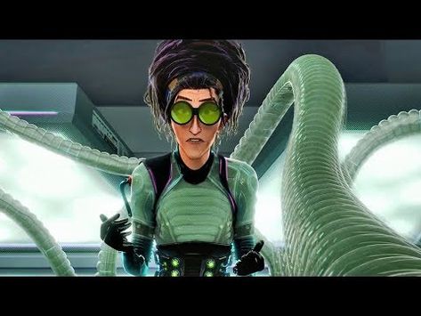 Dr Ock in ‘Spider-Man: Into the Spider Verse’ Olivia Octavius, Dr Octopus, Doc Ock, Fictional Character Crush, Alfred Molina, Female Villains, Dc Villains, Spider Man 2, Gwen Stacy