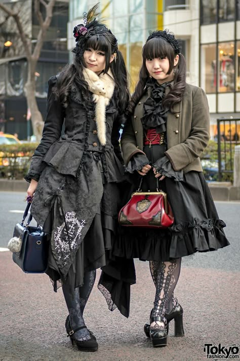 Japanese Goth Fashion, Gothic Oc, Japanese Subculture, Woodland Goth, Fashion Subcultures, H Naoto, Ouji Fashion, Victorian Maiden, Gothic Harajuku